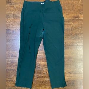 Emerald Green, tapered slacks
